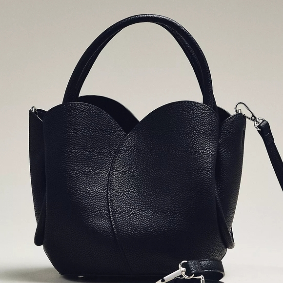 Anthropologie Handbags - Anthropologie Melie Bianco Tulip Top-Handle Crossbody Tote